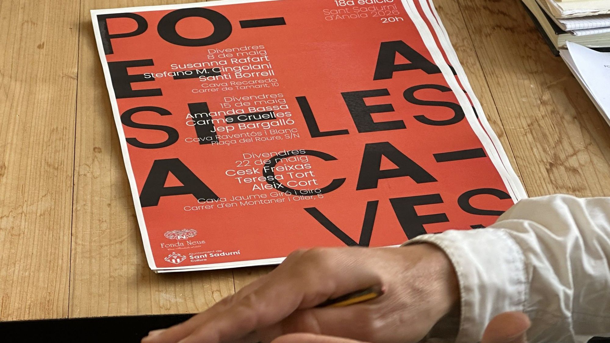 Festival Poesia a les Caves de Sant Sadurní d'Anoia