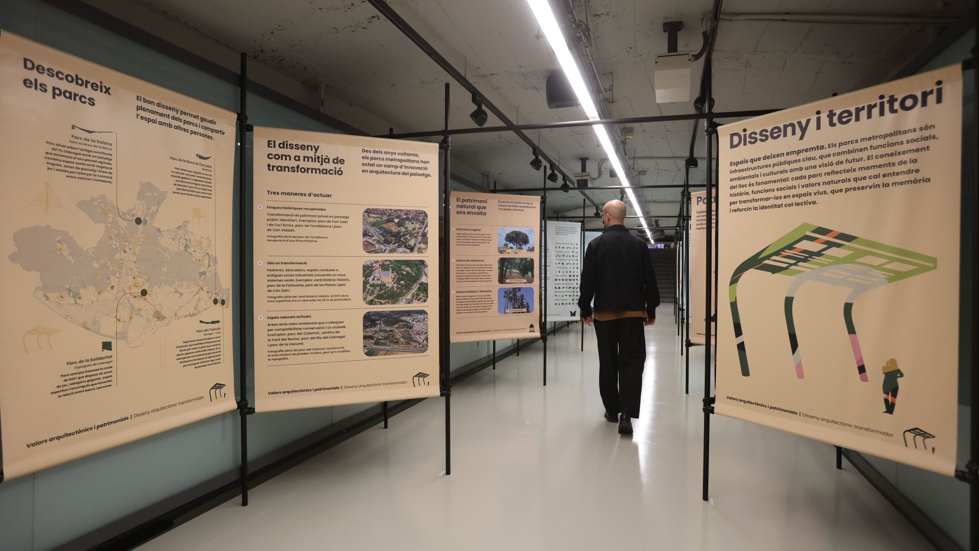 L'AMB reivindica els parcs metropolitans amb una exposició sobre arquitectura i natura 1