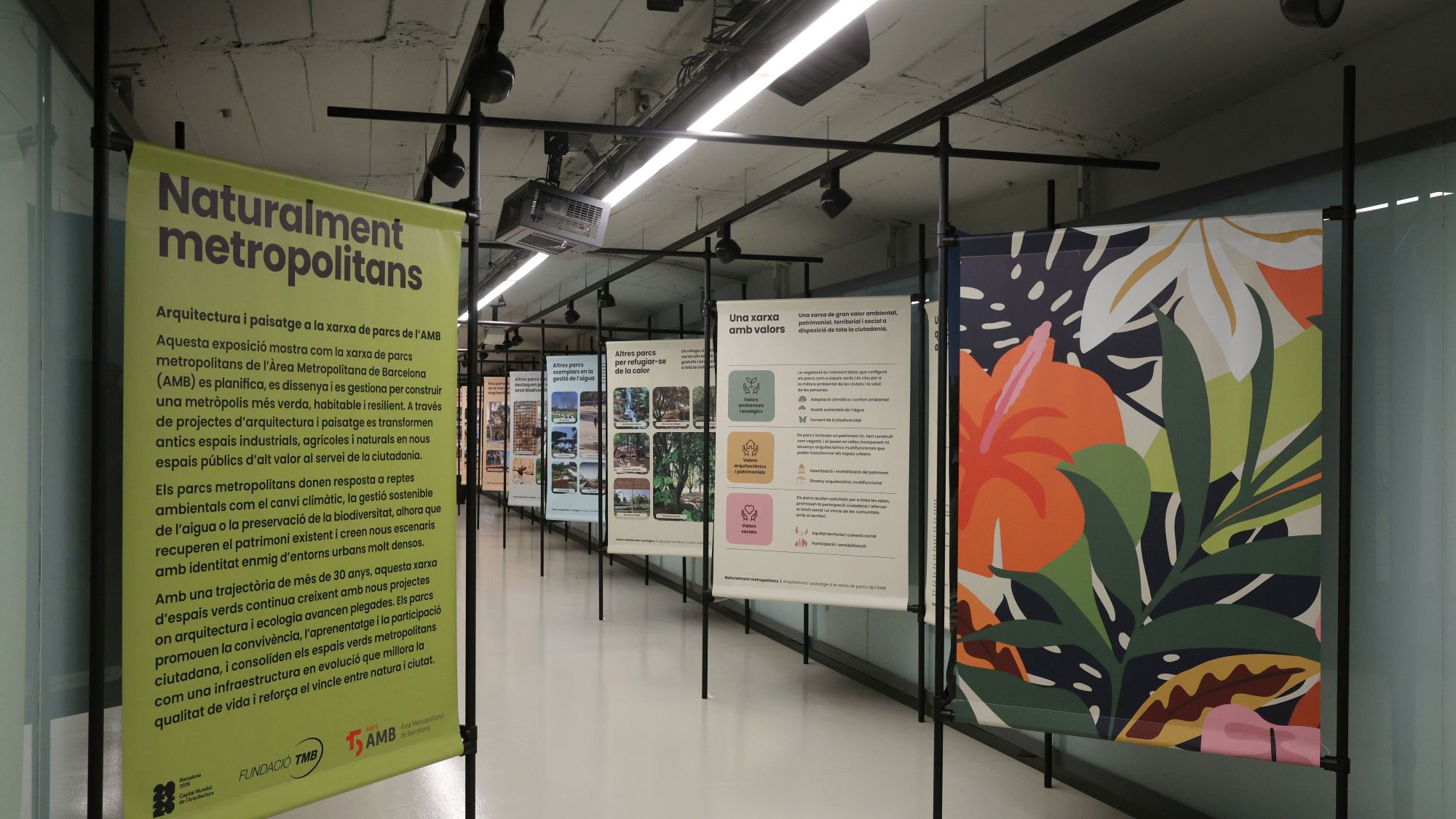 L'AMB reivindica els parcs metropolitans amb una exposició sobre arquitectura i natura (2)