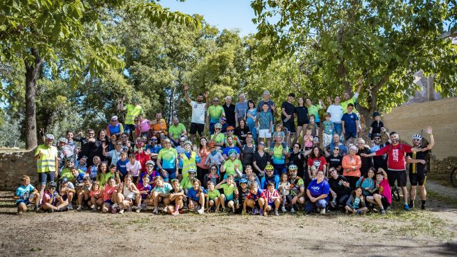 Els participants a la Granja dels Frares