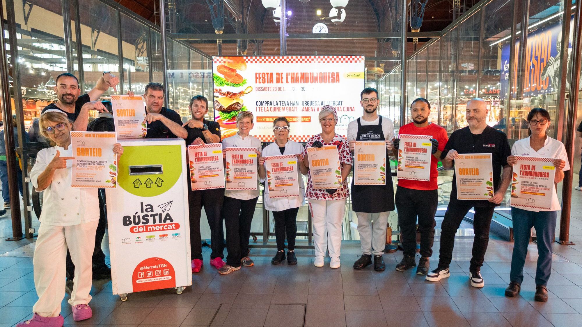 El Mercat Central de Tarragona acollirà la cinquena edició de la tradicional Festa de l’Hamburguesa