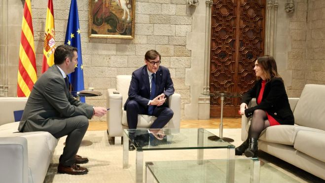 Trobada President Illa amb l'alcaldessa de Reus 1