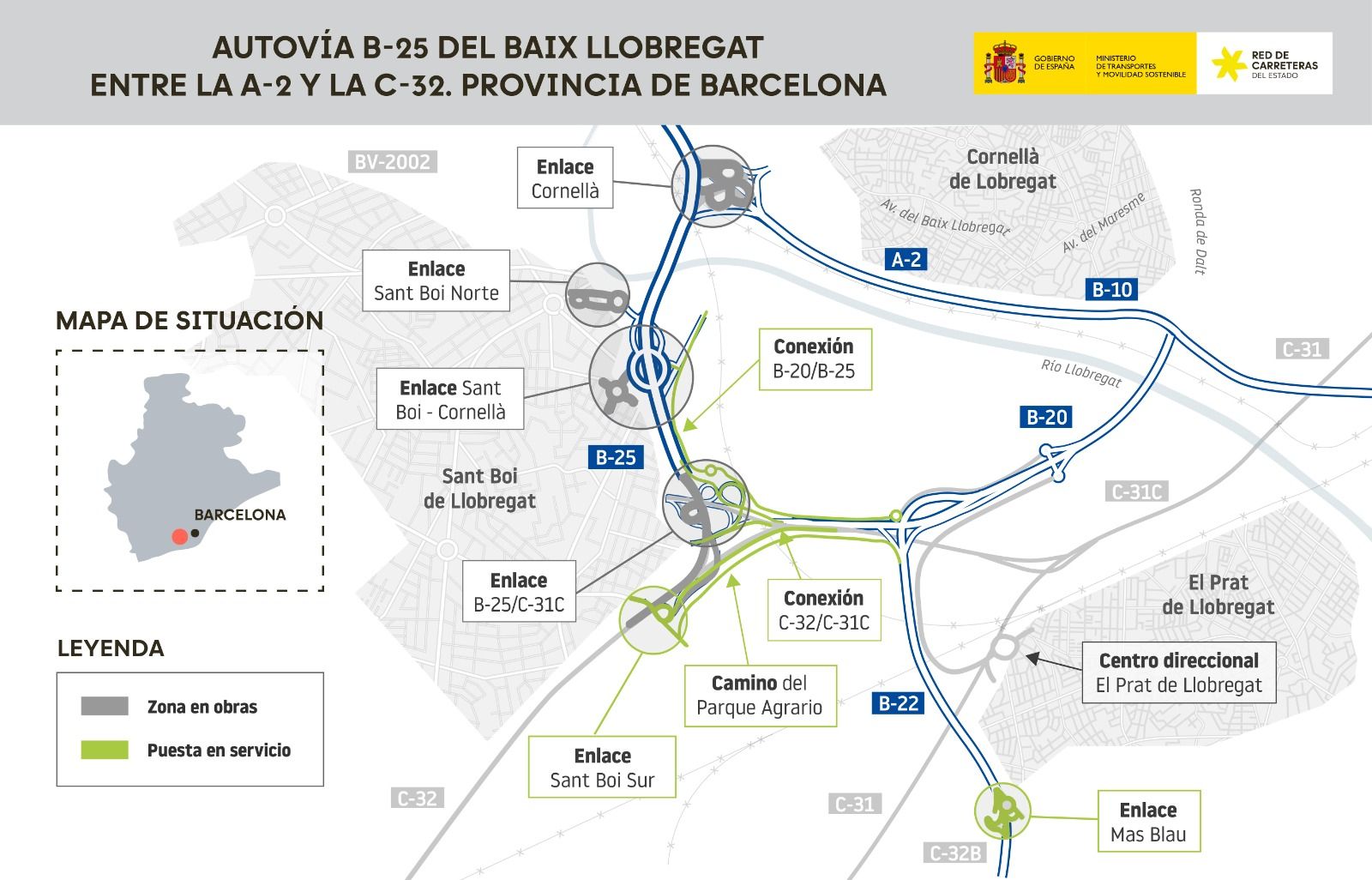 Plànol NOUS VIALS Baix Llobregat