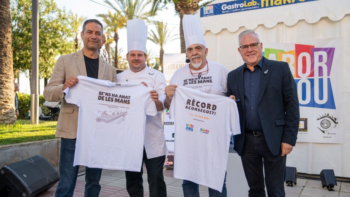 Sabor Salou i el tiramisú més llarg del món