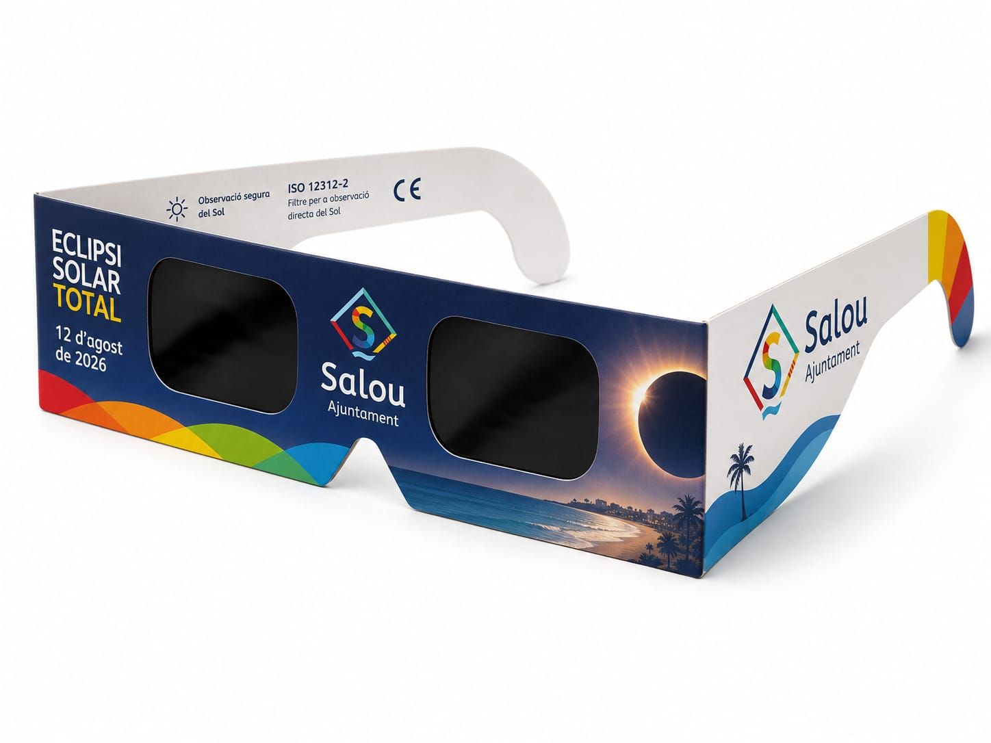 Ulleres homologades de l'Ajuntament de Salou per a l'eclipsi solar