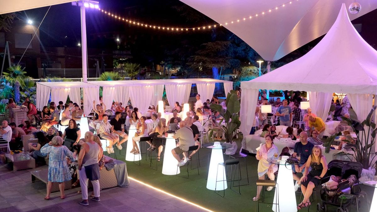 Zona chill out a la Festa Major de Sant Joan de la Pobla de Mafumet