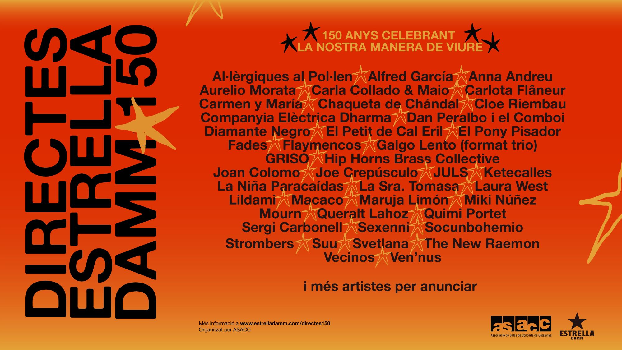 Cartell Directes Estrella Damm 150 horitzontal