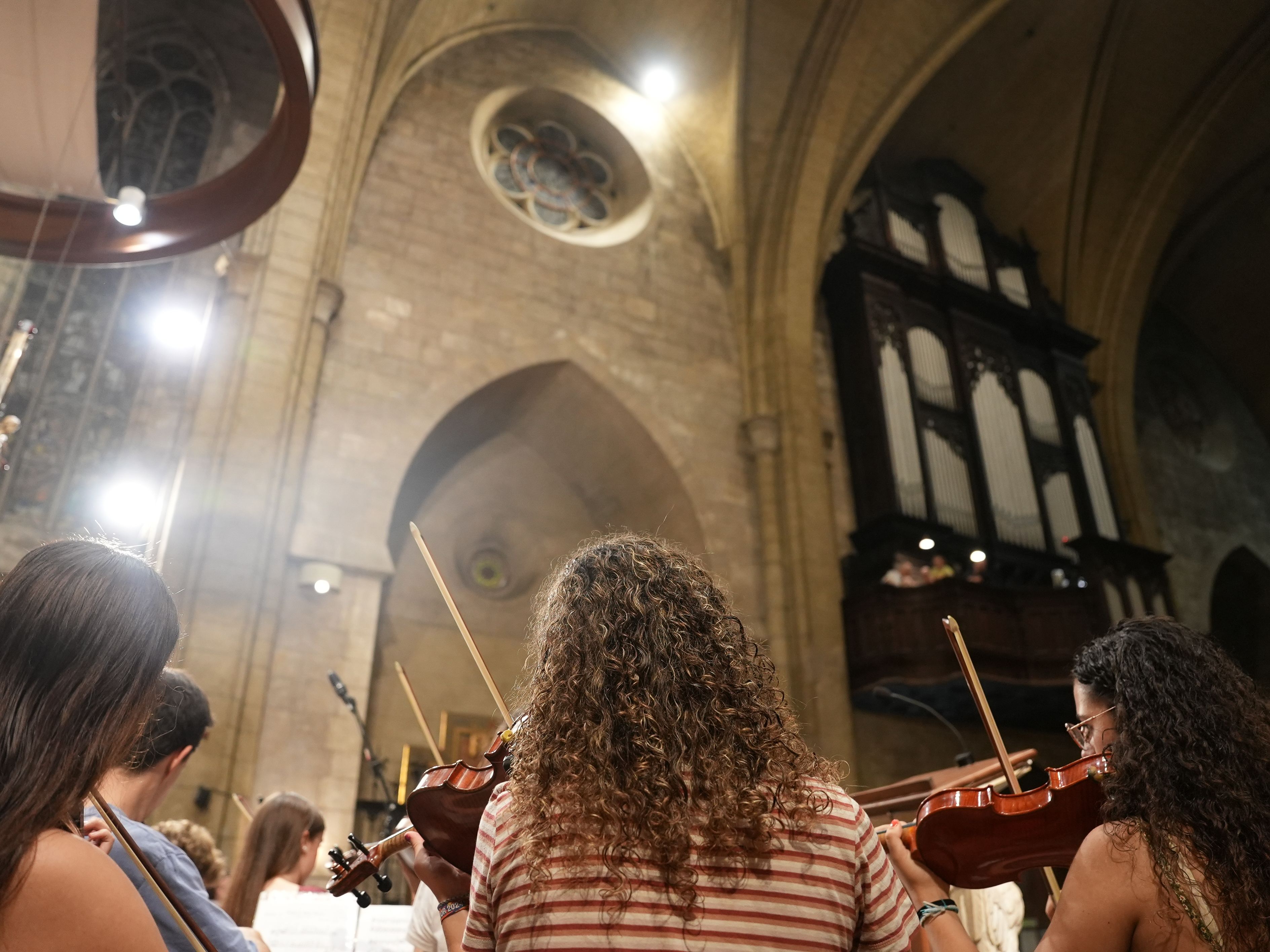Ensayo de los músicos de la orquesta de los Goigs de Sant Fèlix | FOTO: La Fatxenda