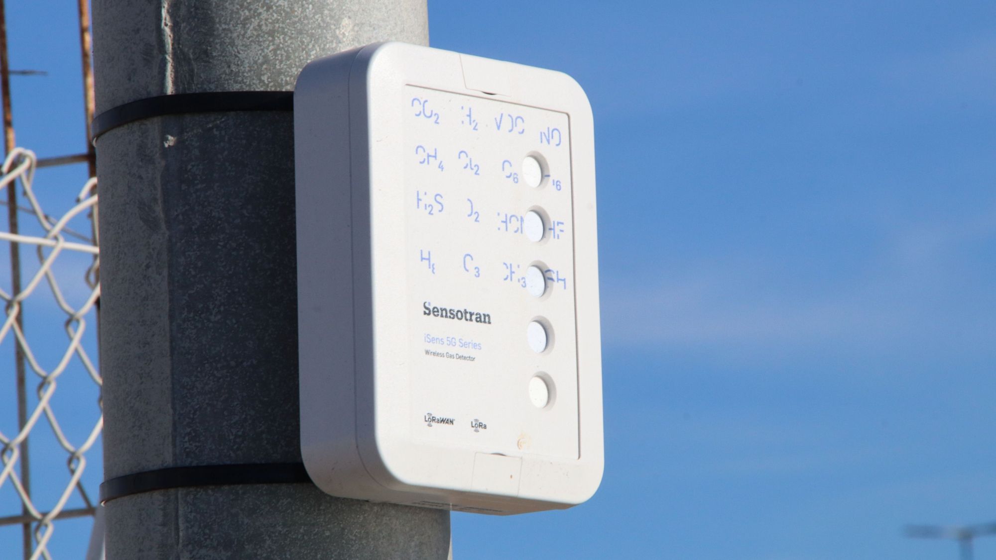 Sensor químic instal·lat al polígon nord i sud de Tarragona