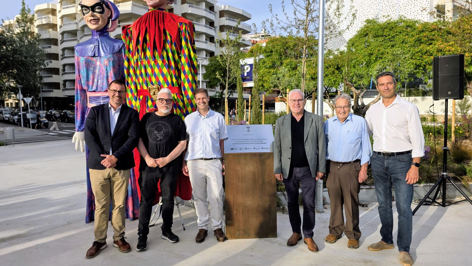 Salou inaugura la nova plaça Corona d’Aragó amb més verd, ombra i espais de convivència 2