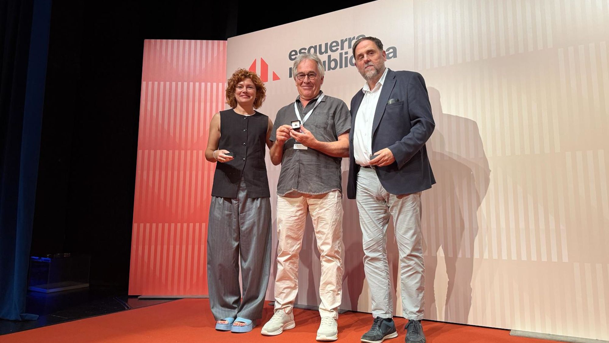 Un dels militants distingits d'ERC a Banyoles