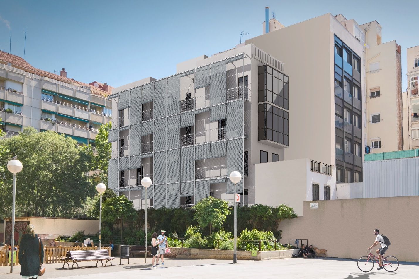 Barcelona transformarà els jardins de Caterina Albert amb més verd, ombra i nous jocs infantils 1
