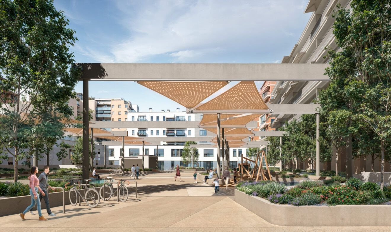 Barcelona transformarà els jardins de Caterina Albert amb més verd, ombra i nous jocs infantils 2