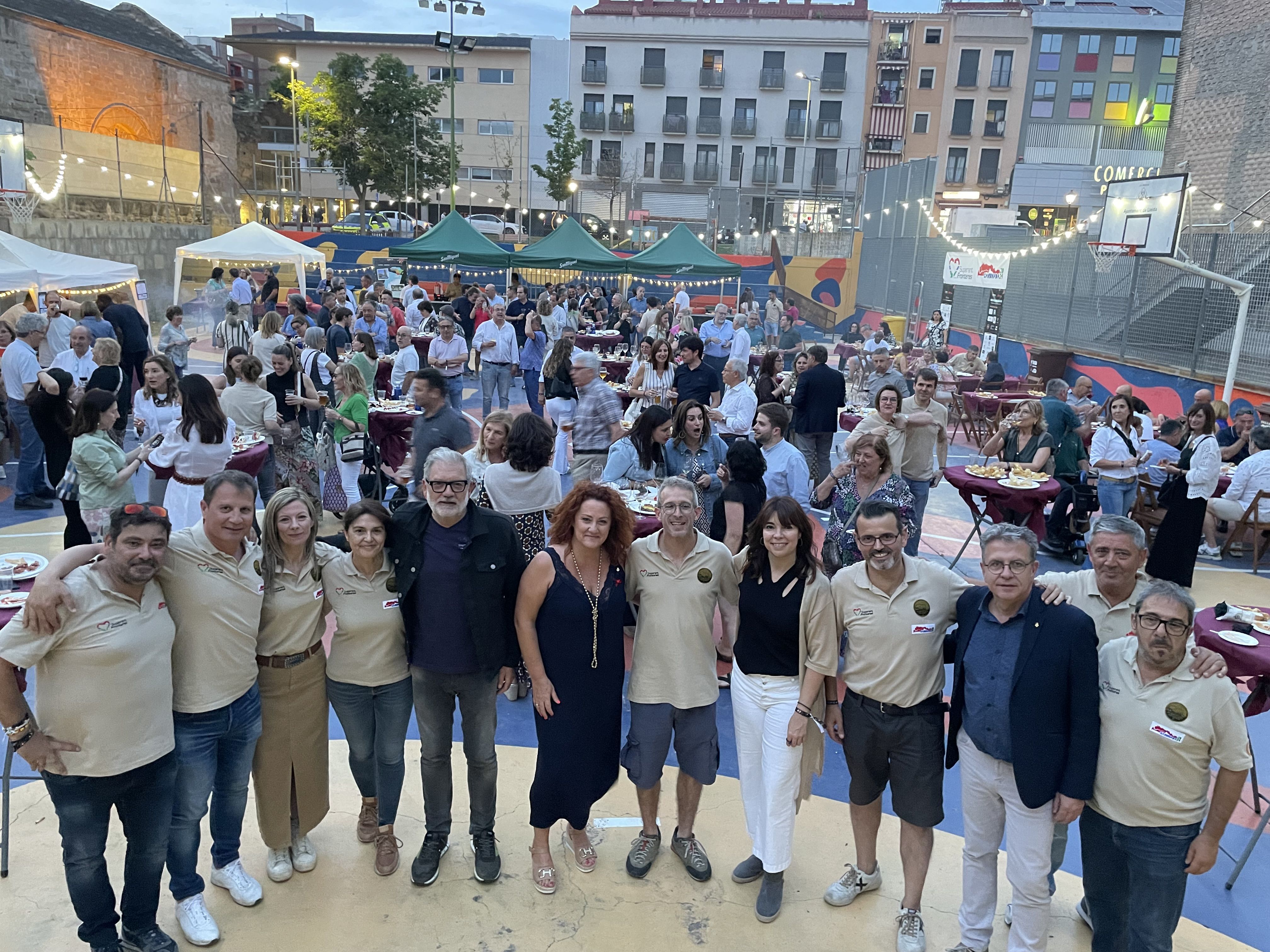 Imatges del Sopar Solidari celebrat el juny de 2024.
