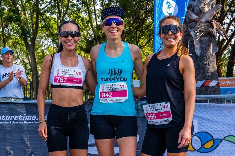 Les guanyadores de la Cursa de les Dones de Cambrils 2026
