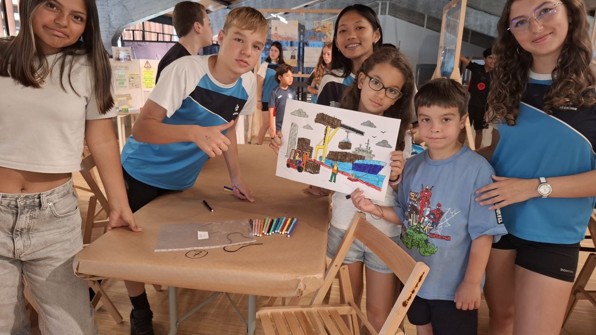 Un centenar d’alumnes comparteixen projectes sobre patrimoni marítim al Museu del Port 1