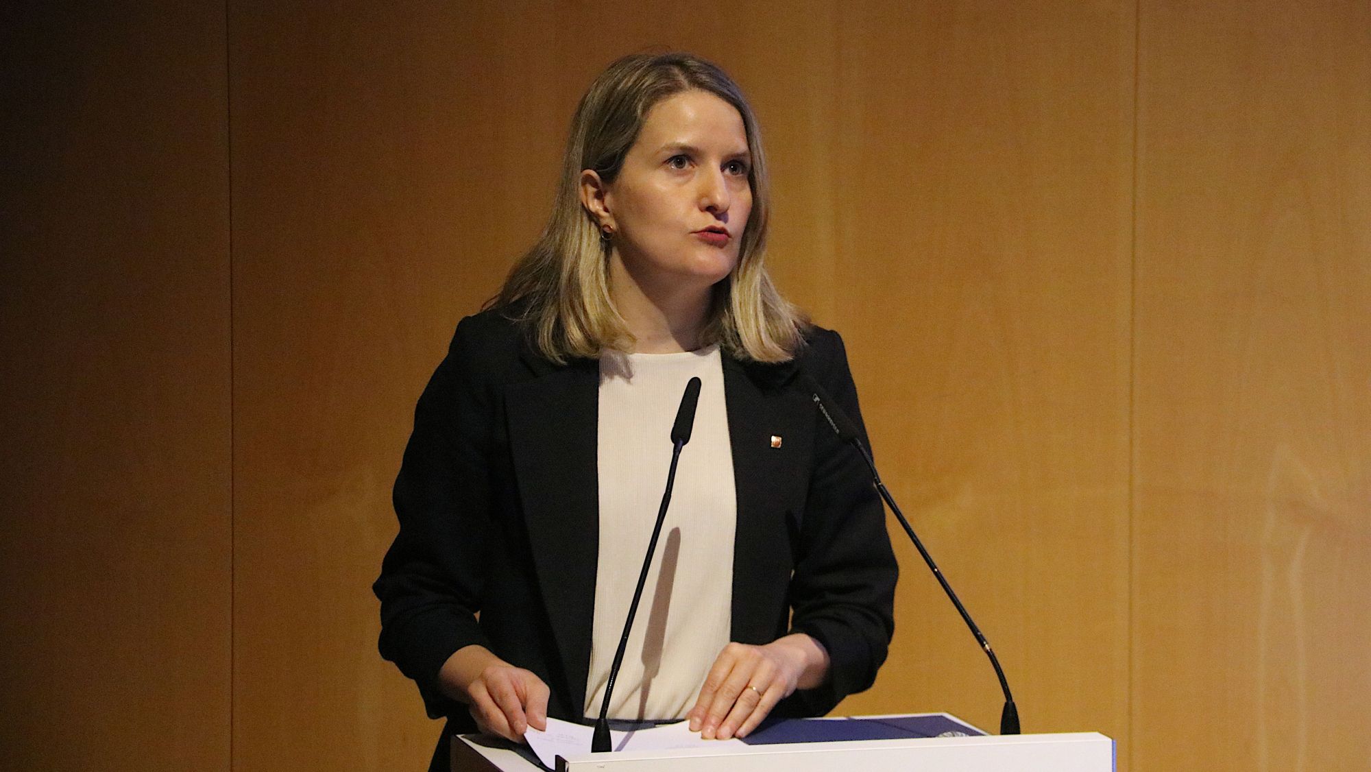 Mònica Martínez Bravo, consellera de Drets Socials