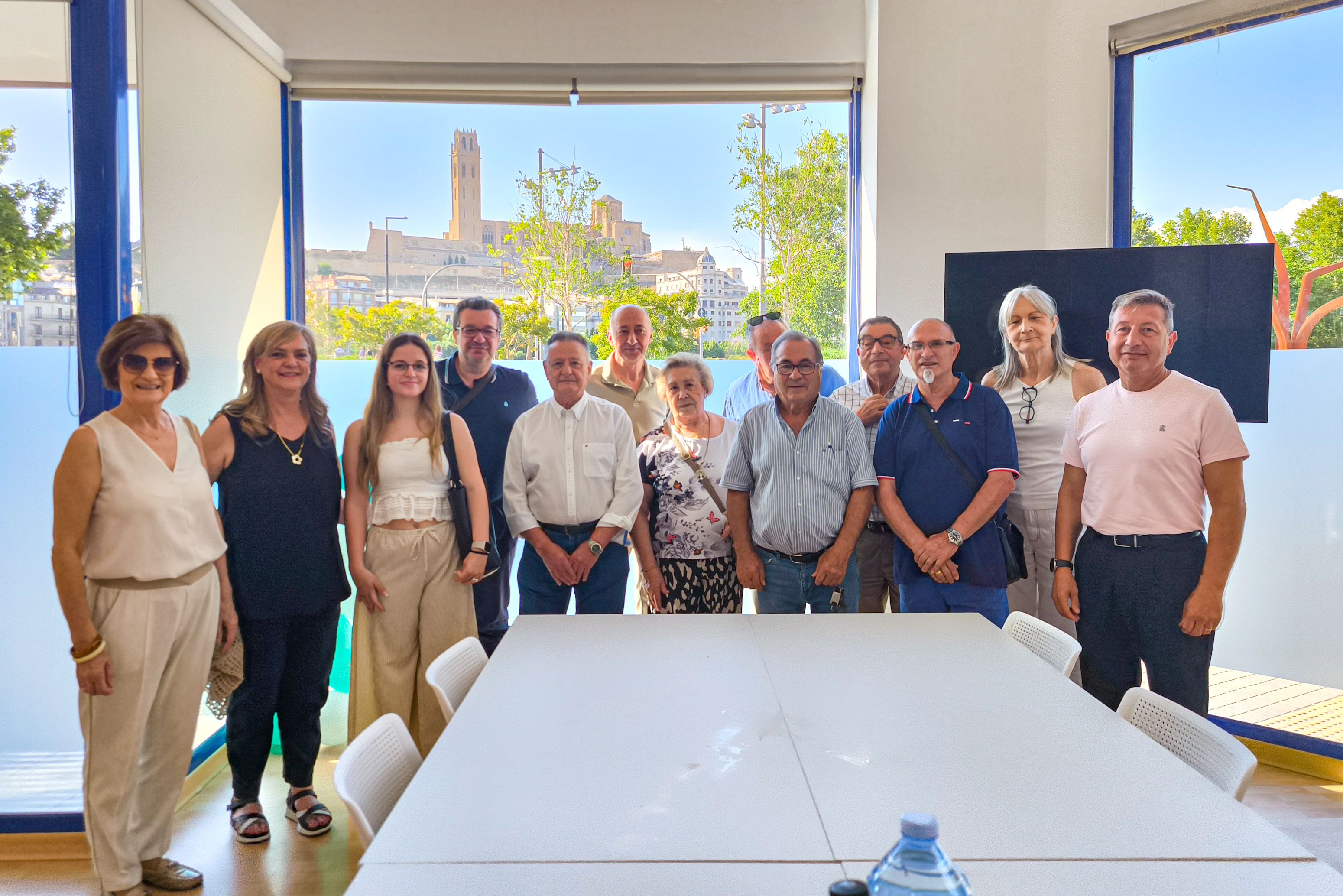 Junts amb respresentants de les Cases Regionals (JuntsXCat Paeria).