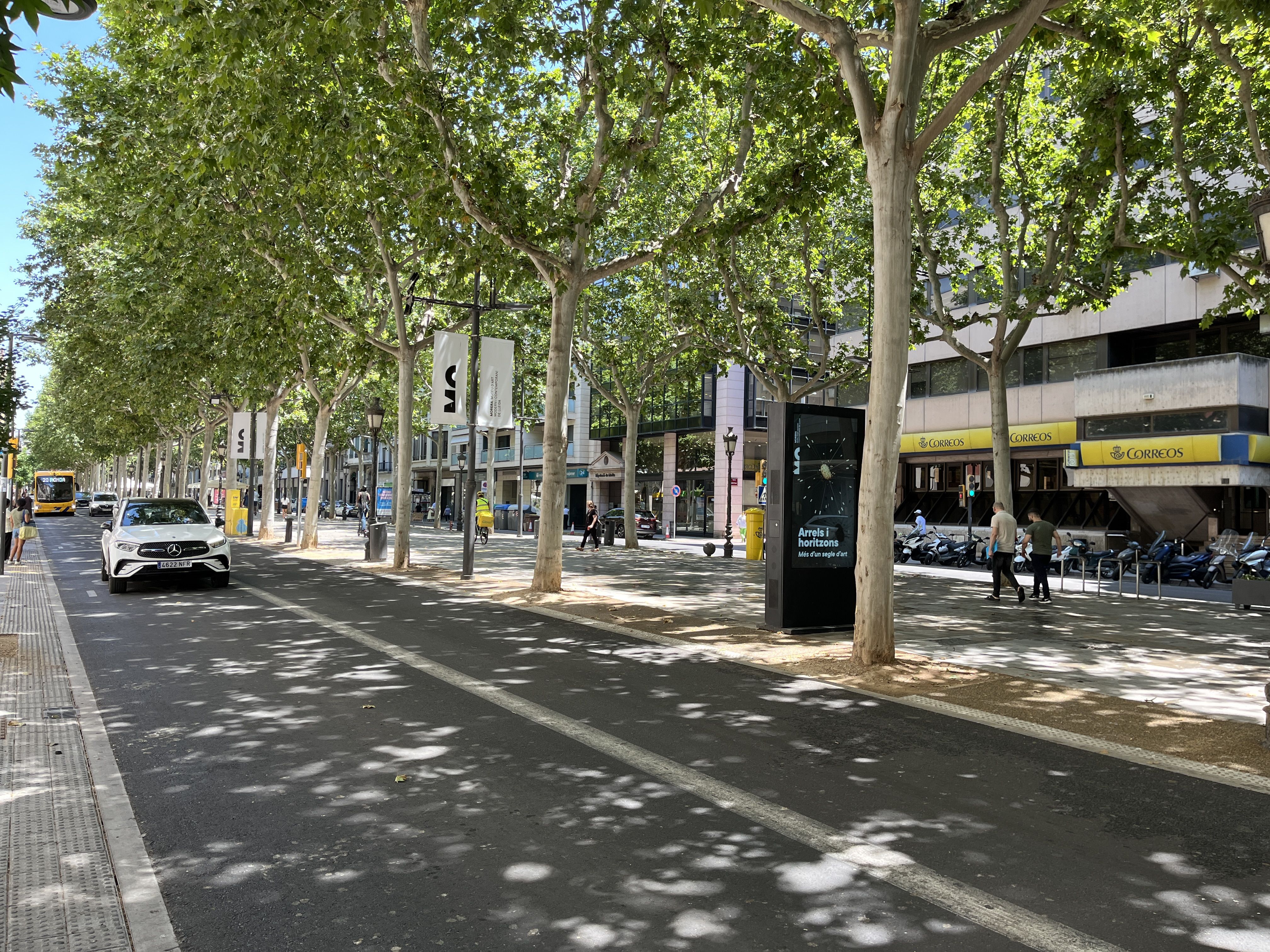 La Rambla Ferran de Lleida continuarà el seu procés de transformació amb una nova fase d’obres.