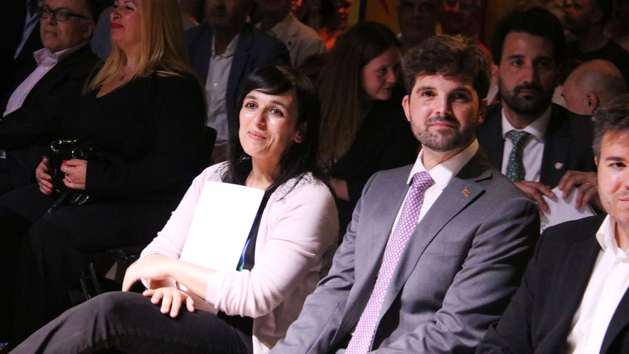 La presidenta d’Aliança Catalana, Sílvia Orriols, i el nou candidat a les municipals de Barcelona, Jordi Aragonès