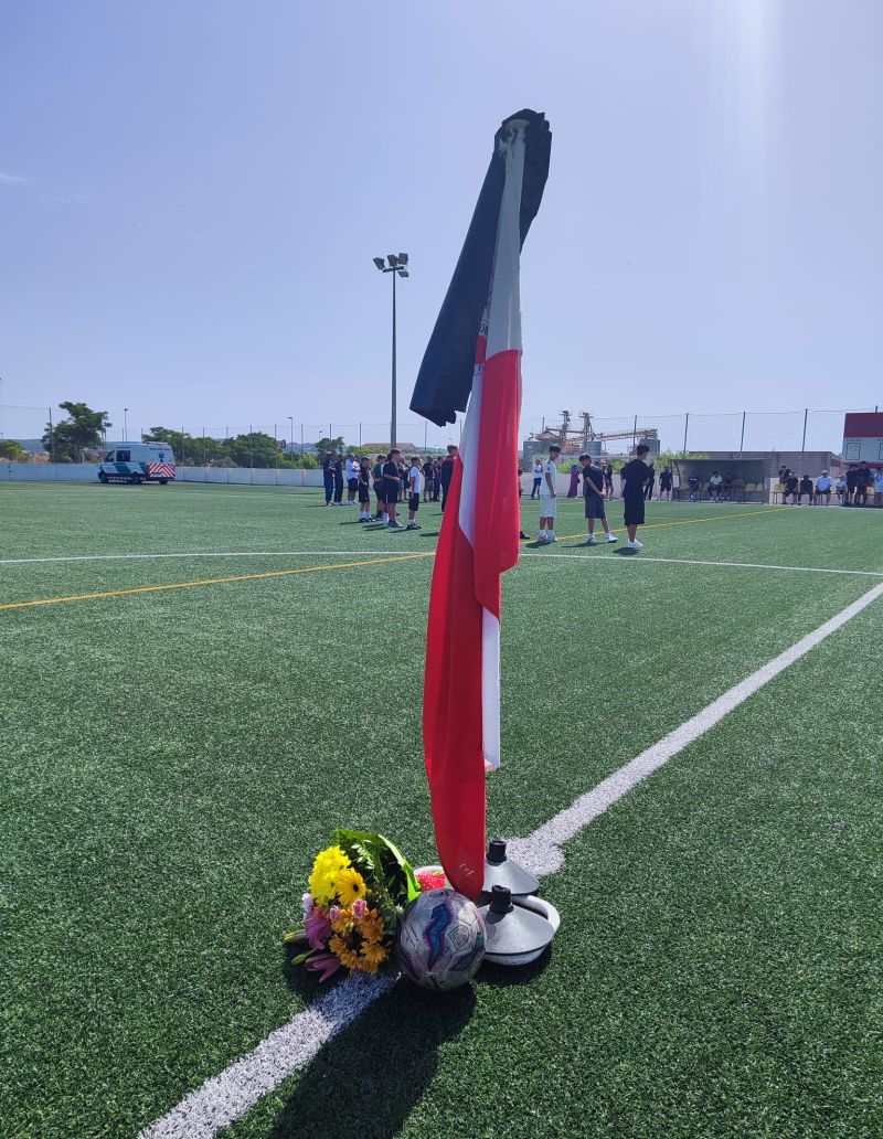 Homentge del menor mort a l'Arrabassada