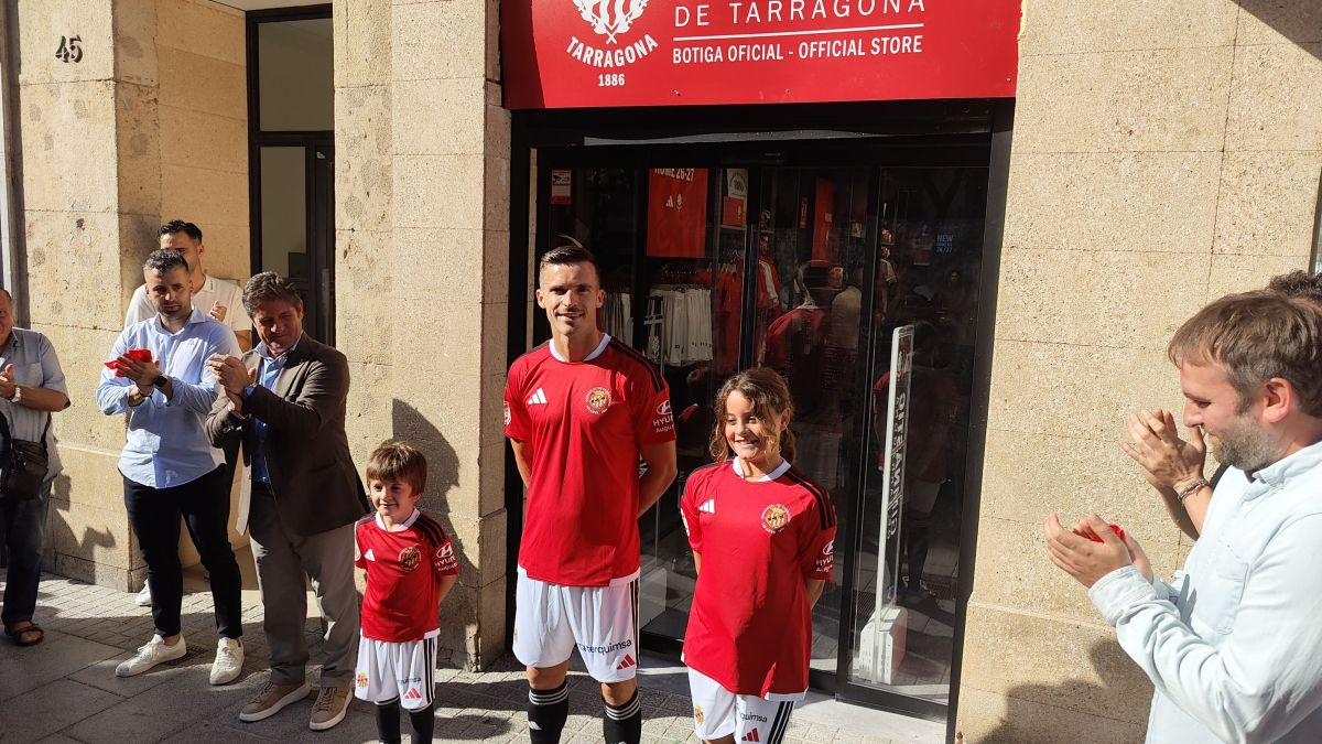 Nova samarreta del Nàstic de Tarragona