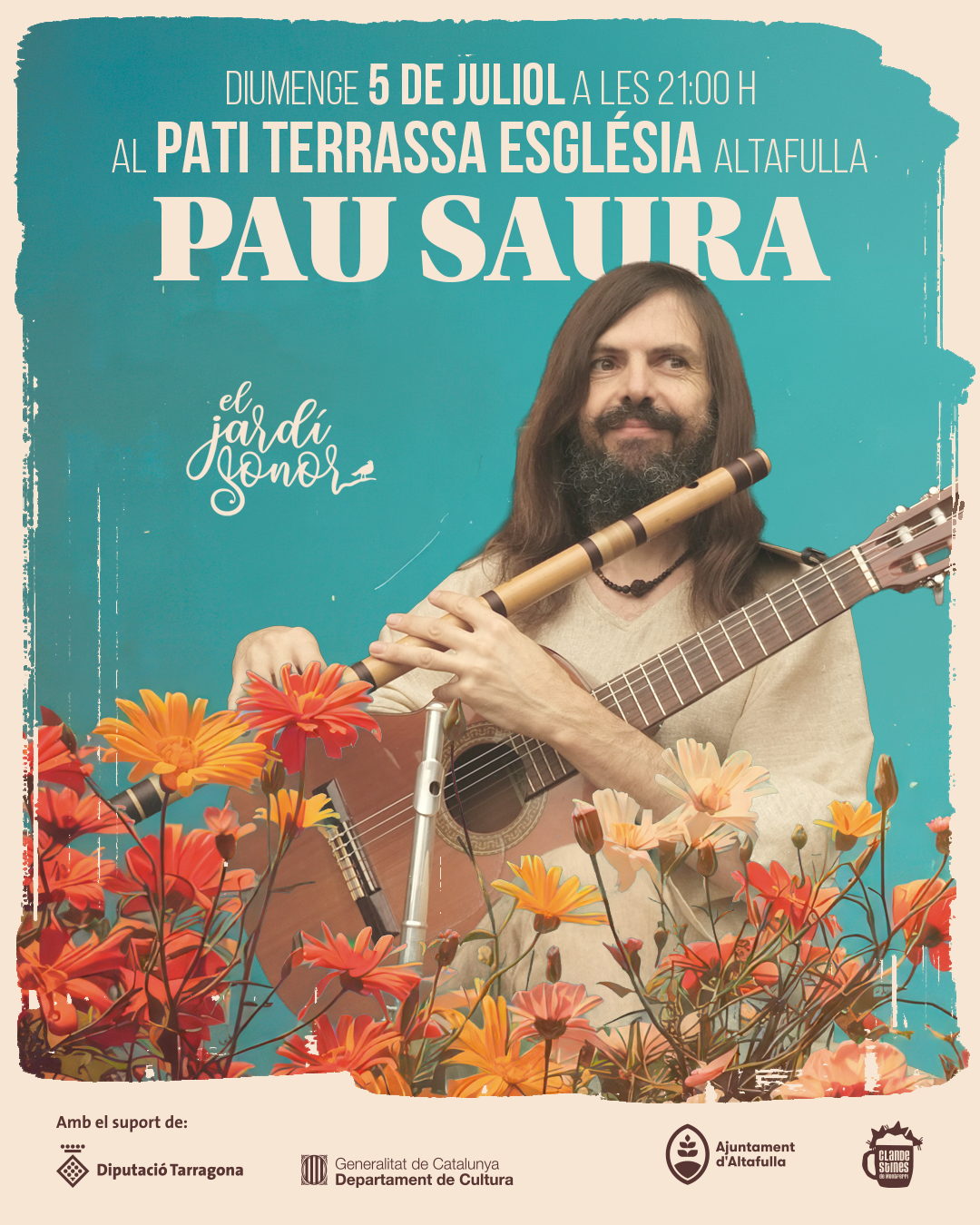 Pau Saura al Jardi Sonor d'Altafulla