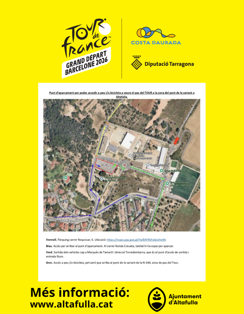 Altafulla Mapa Tour de France