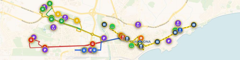 Mapa interactiu Tour França Tarragona