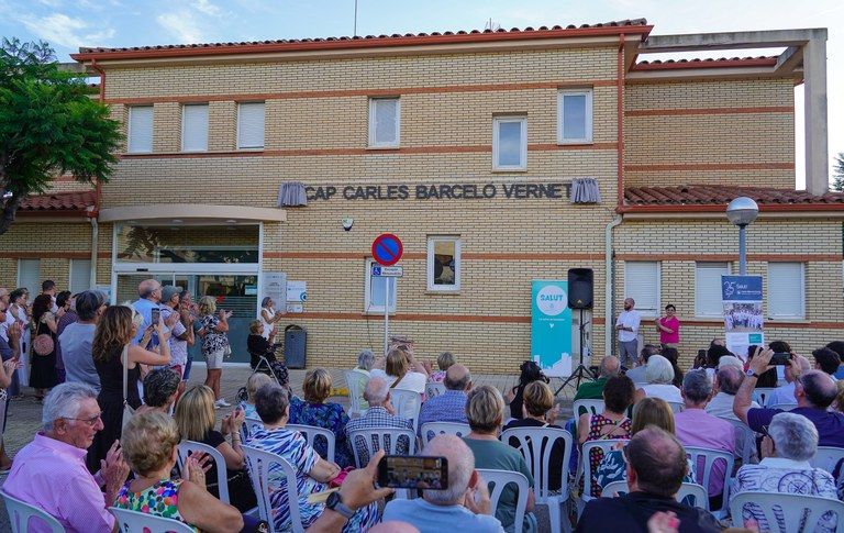 El CAP de l’Hospitalet de l’Infant passa a portar el nom de Carles Barceló Vernet | FOTO: Teo Castillo