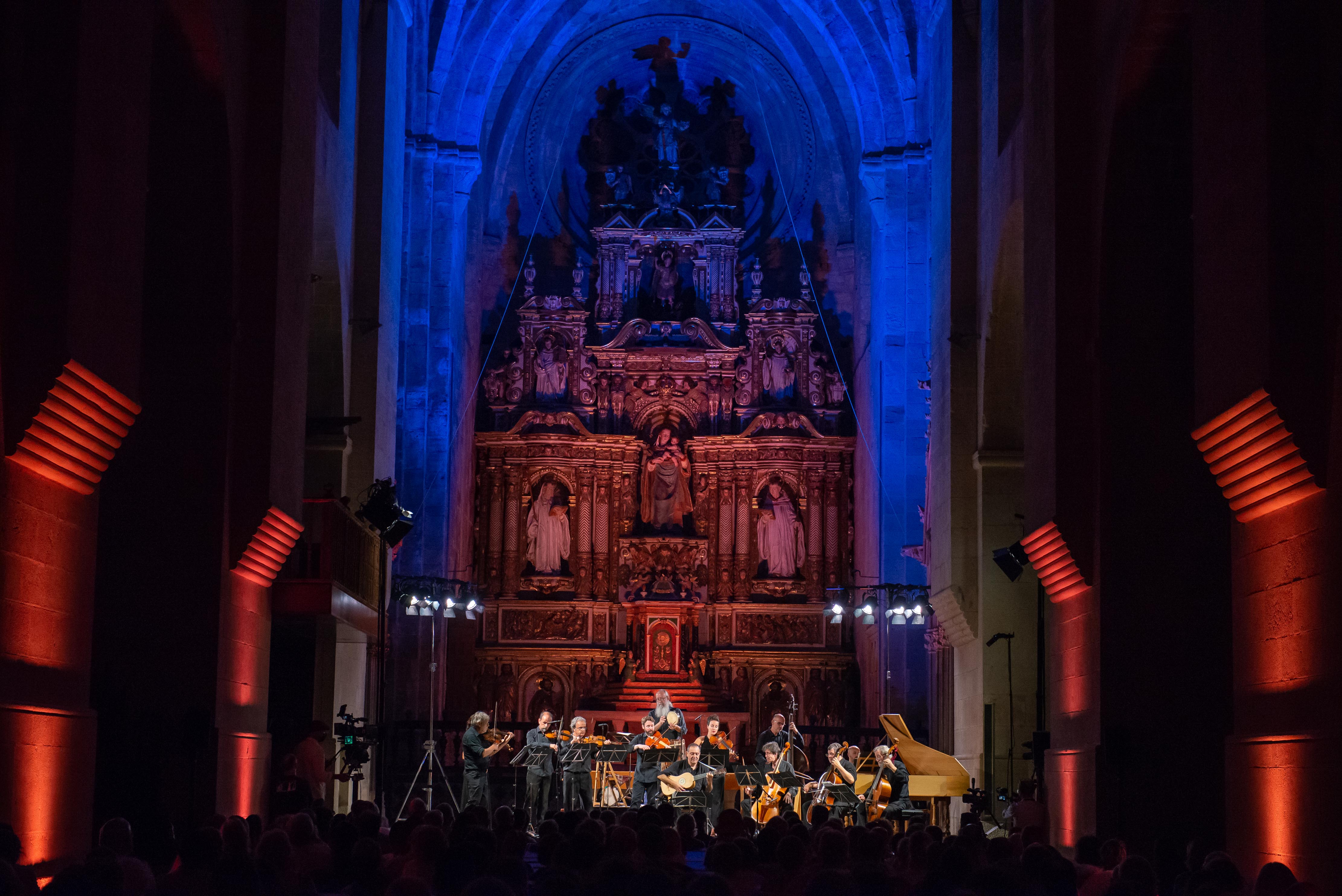 Al Monestir de Santes Creus, a l’Alt Camp, se celebra el Festival Jordi Savall. Agència Catalana del Patrimoni Cultural.