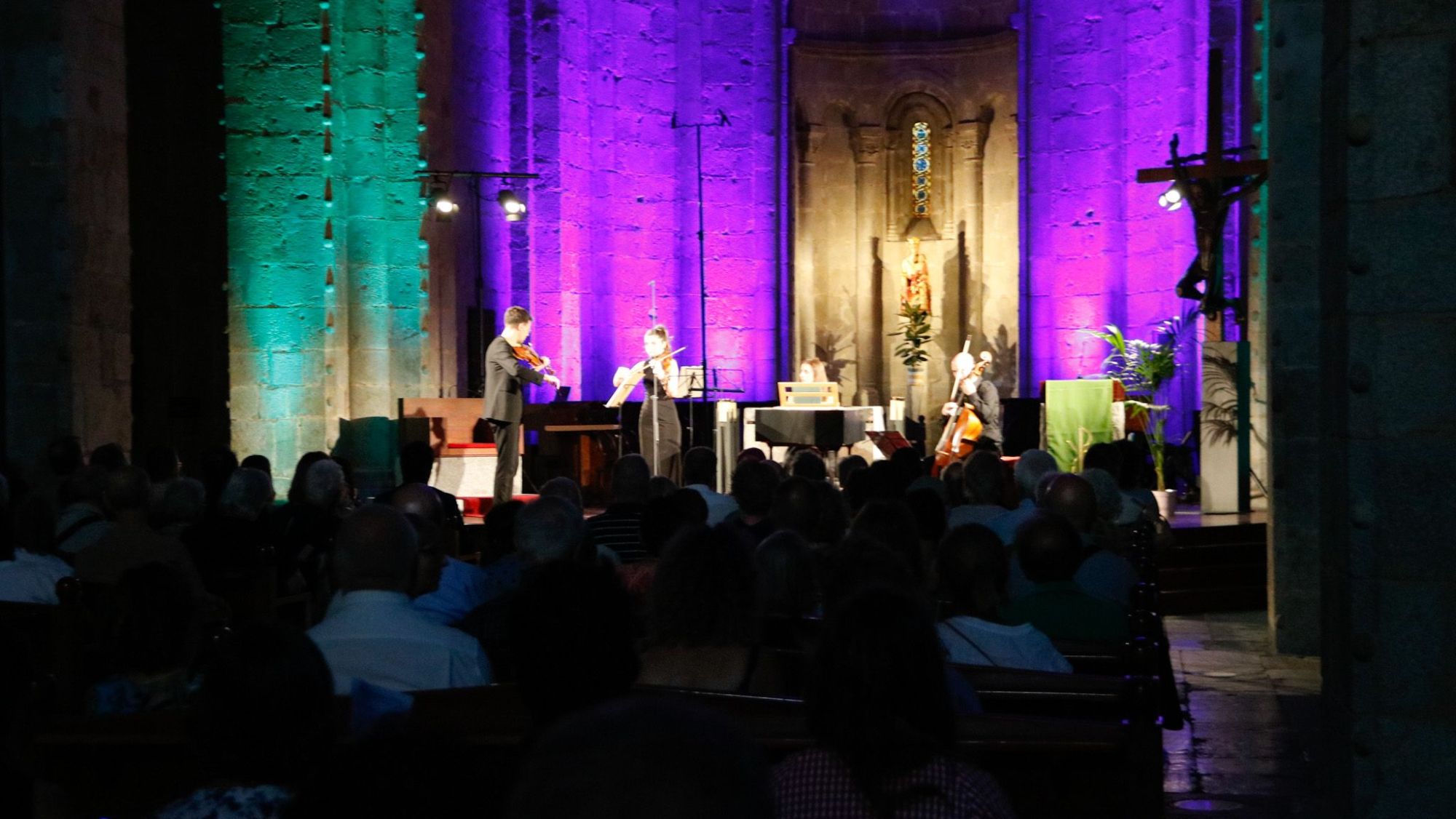 Moment del concert inaugural del FeMAP a l'interior de la catedral de Santa Maria de La Seu d'Urgell (2)