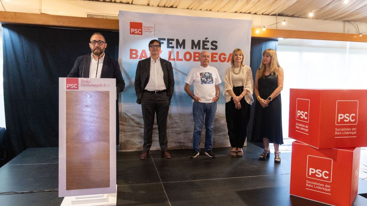 Juan Pedro Pérez en la trobada d'estiu del PSC del Baix Llobregat