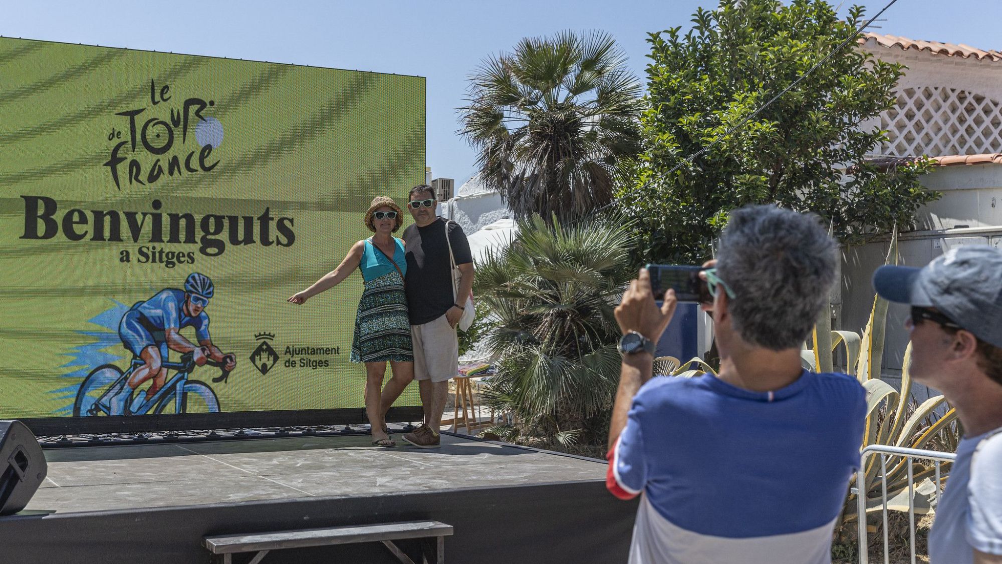 Fan Zone del Tour de França a Sitges