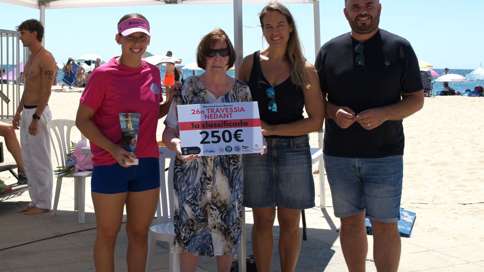 Laura Rodríguez, guanyadora femenina de la Travessia Nedant de Torredembarra 2026