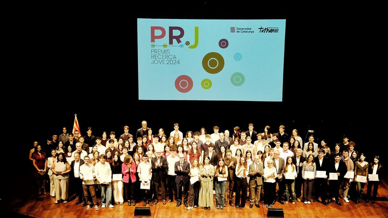 Fotografia dels Premis Recerca Jove 2024
