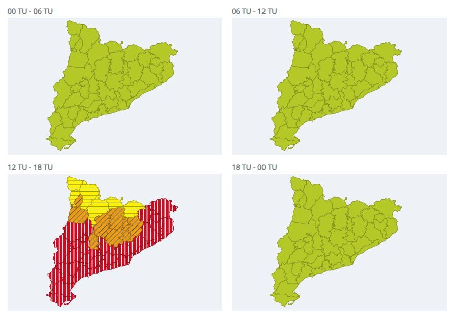 Avisos per calor aquest dimecres 8 de juliol