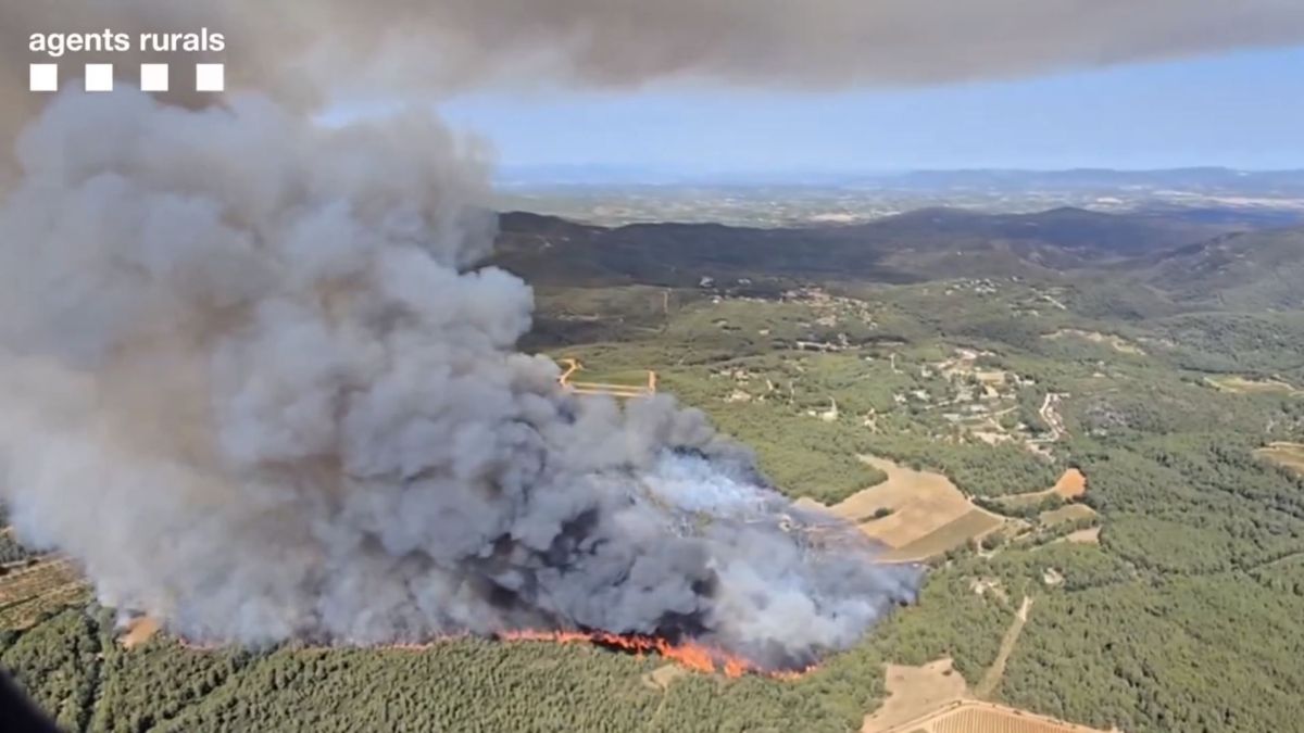 Agents Rurals incendi Aiguamurcia