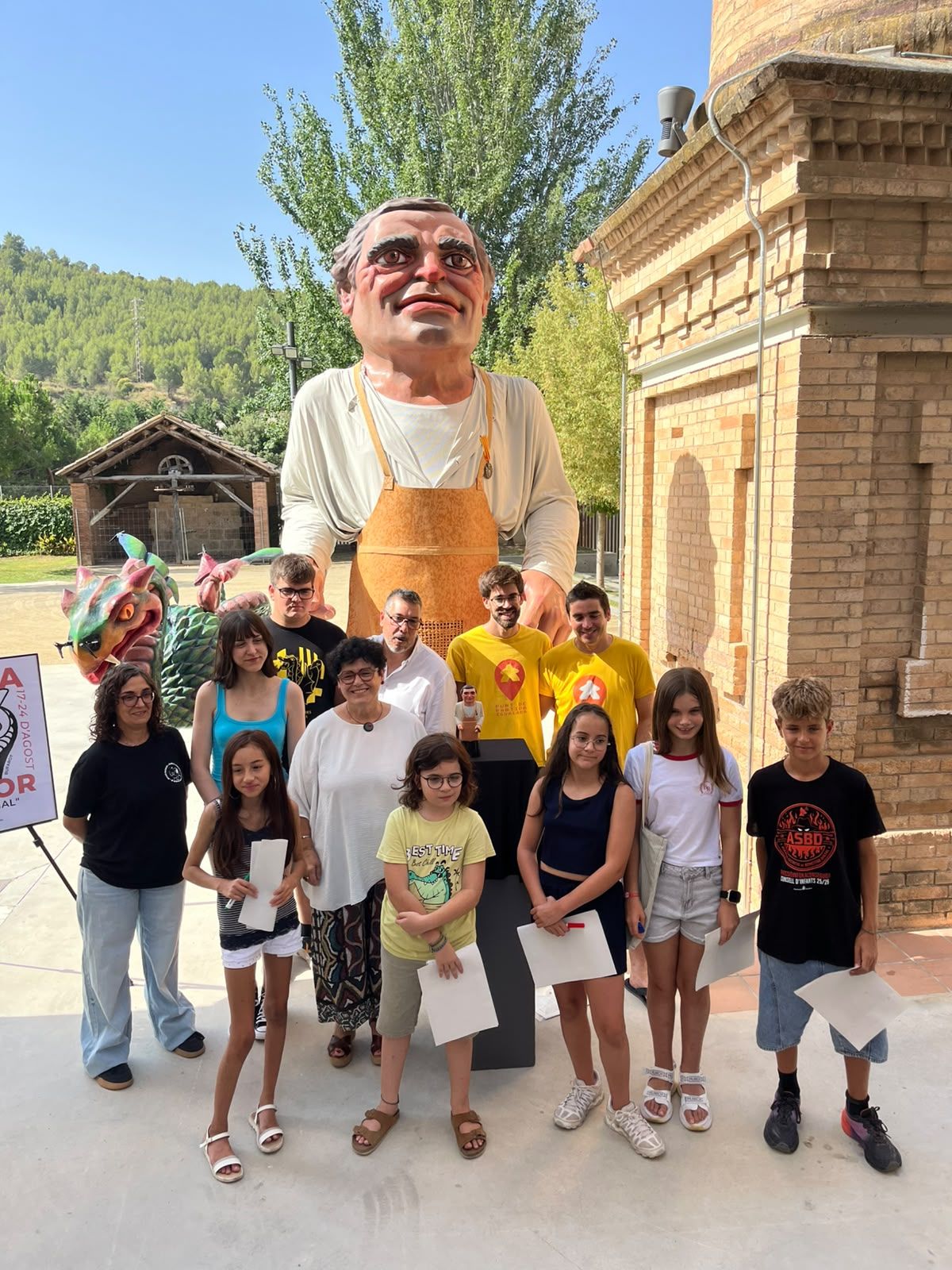 nova figura festiva del Tonet Blanquer a Igualada