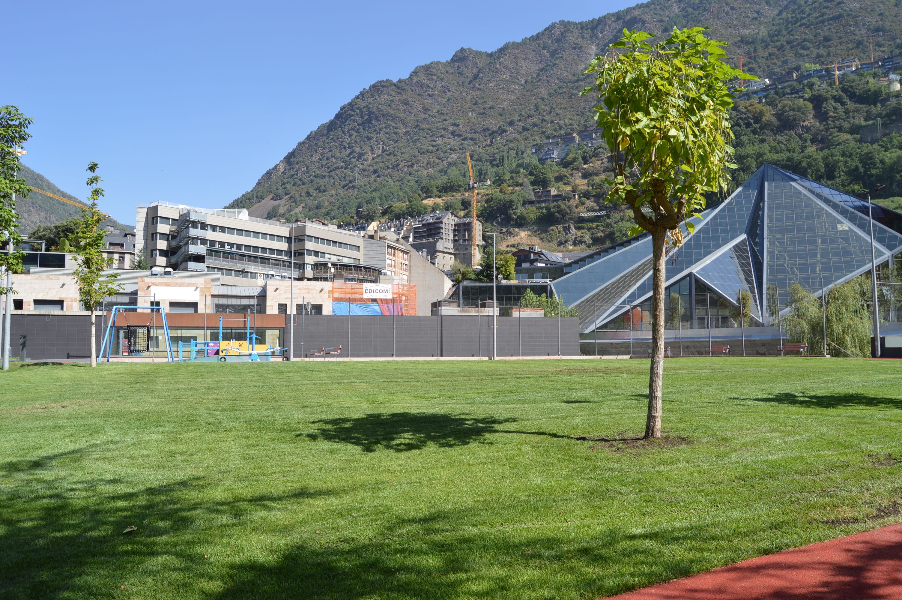 Una imatge de la zona verda que ha guanyat el Prat del Roure d'Escaldes Engordany | FOTO: M.F. / ANA