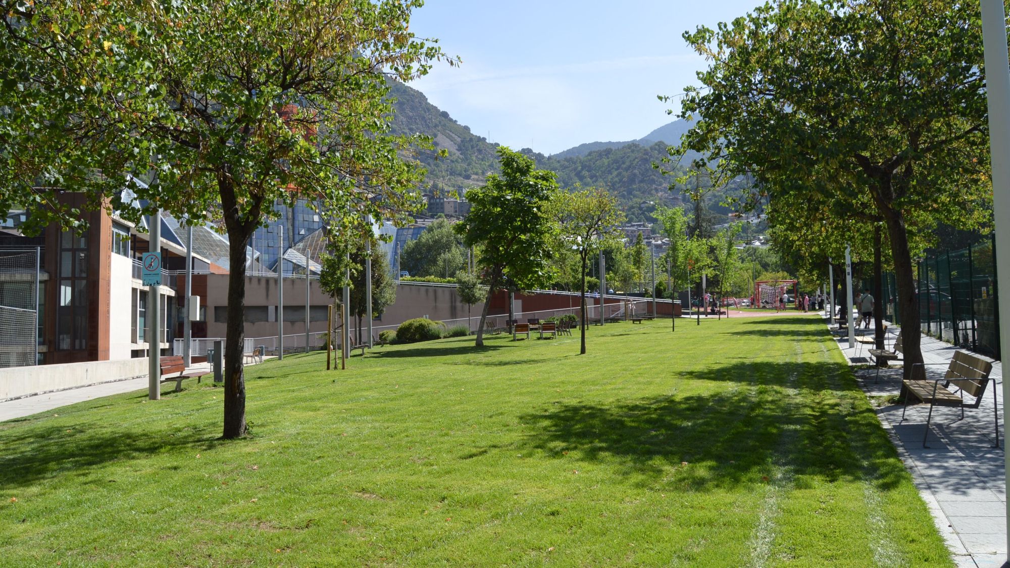 Una imatge de la zona verda que ha guanyat el Prat del Roure d'Escaldes Engordany 3
