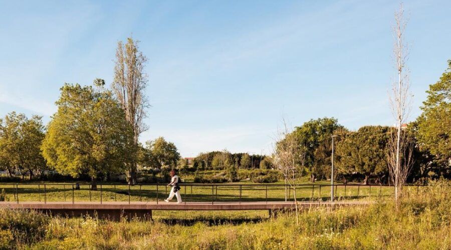 Imatge de com podria quedar el parc de La Clota a Barcelona