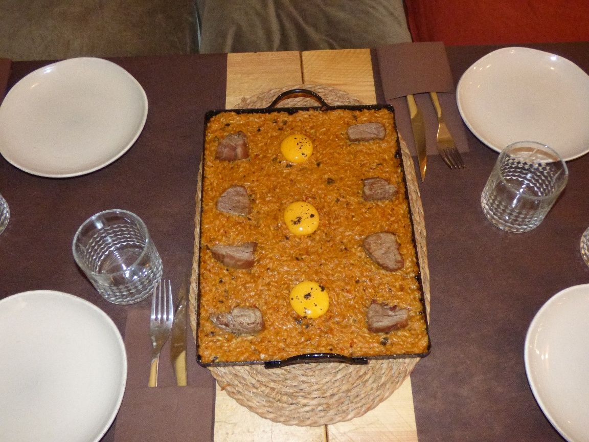 Un dels plats del Taula de Canvis de Tortosa per la festa del Renaixement