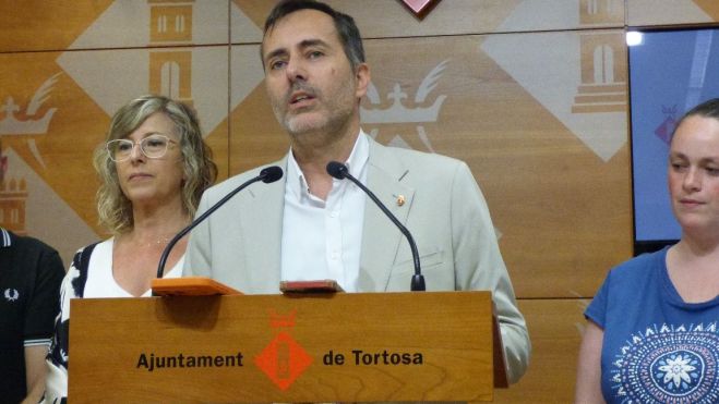 Jordi Jordan presentant els actes de les Festes de la Cinta