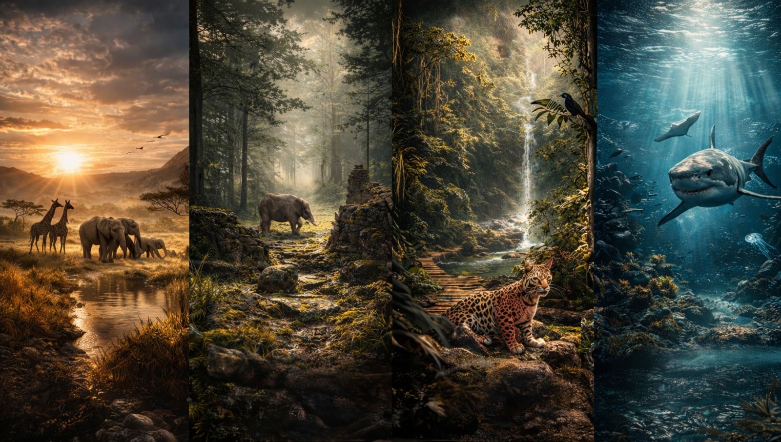 DISTINTOS HABITATS NATURALES EN EL MUNDO EN LA RESERVA 