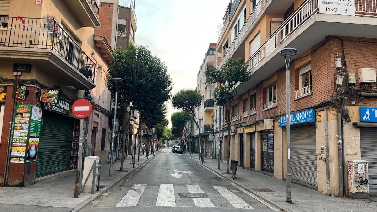 El carrer Xile, un dels que podria ser millorat