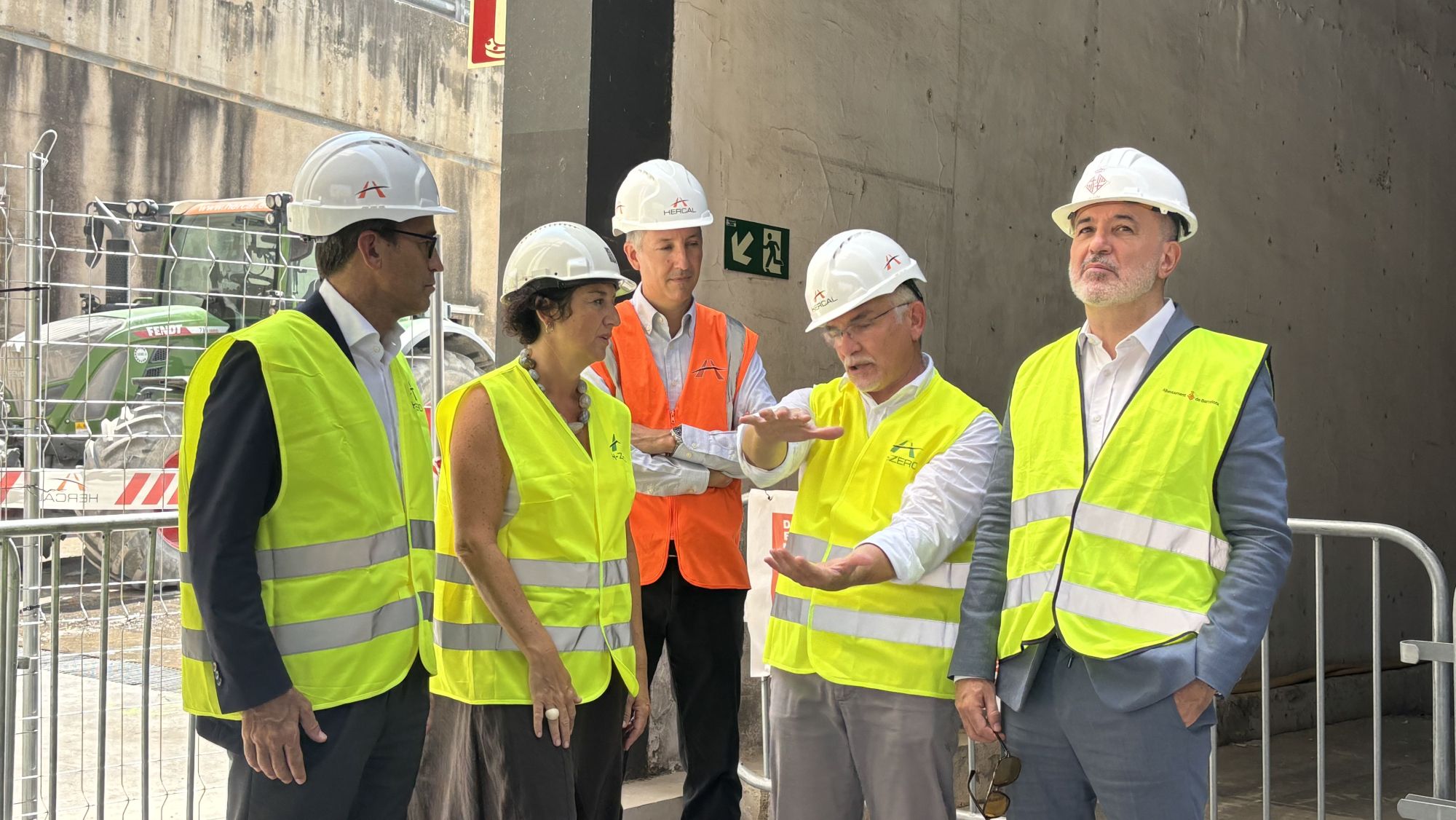 Jaume Collboni a les obres de remodelació a Montjuïc 4