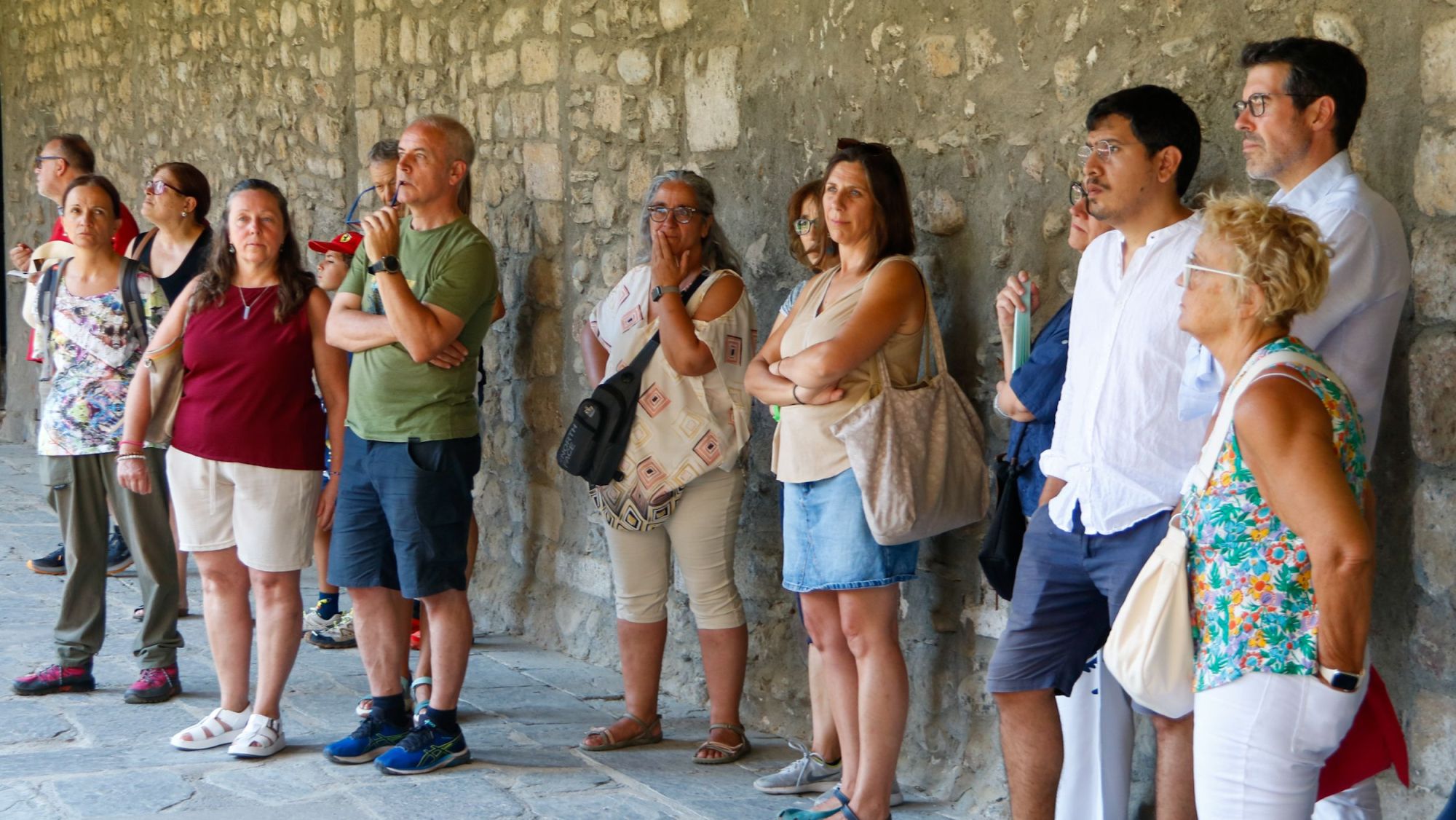 El grup de persones que ha gaudit de la visita guiada