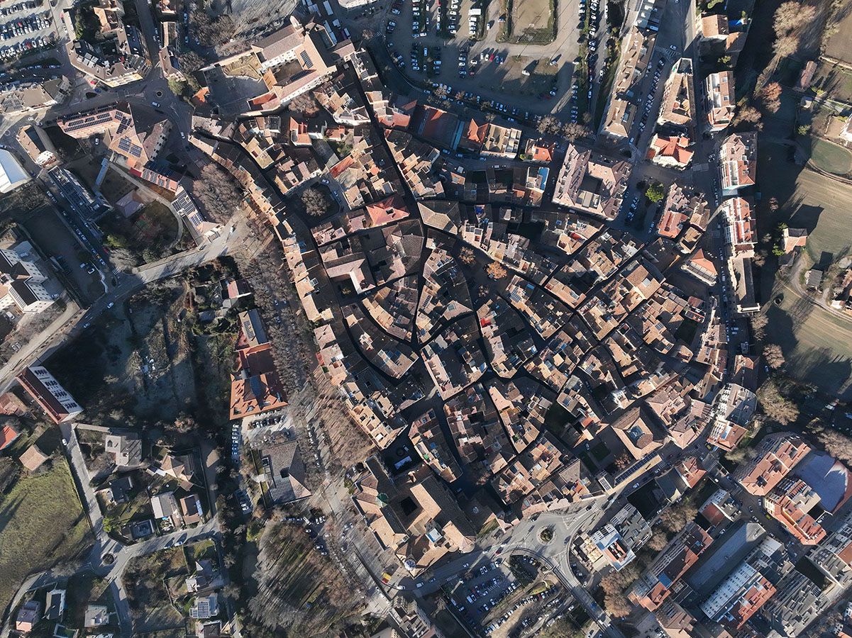 Vista zenital de Solsona