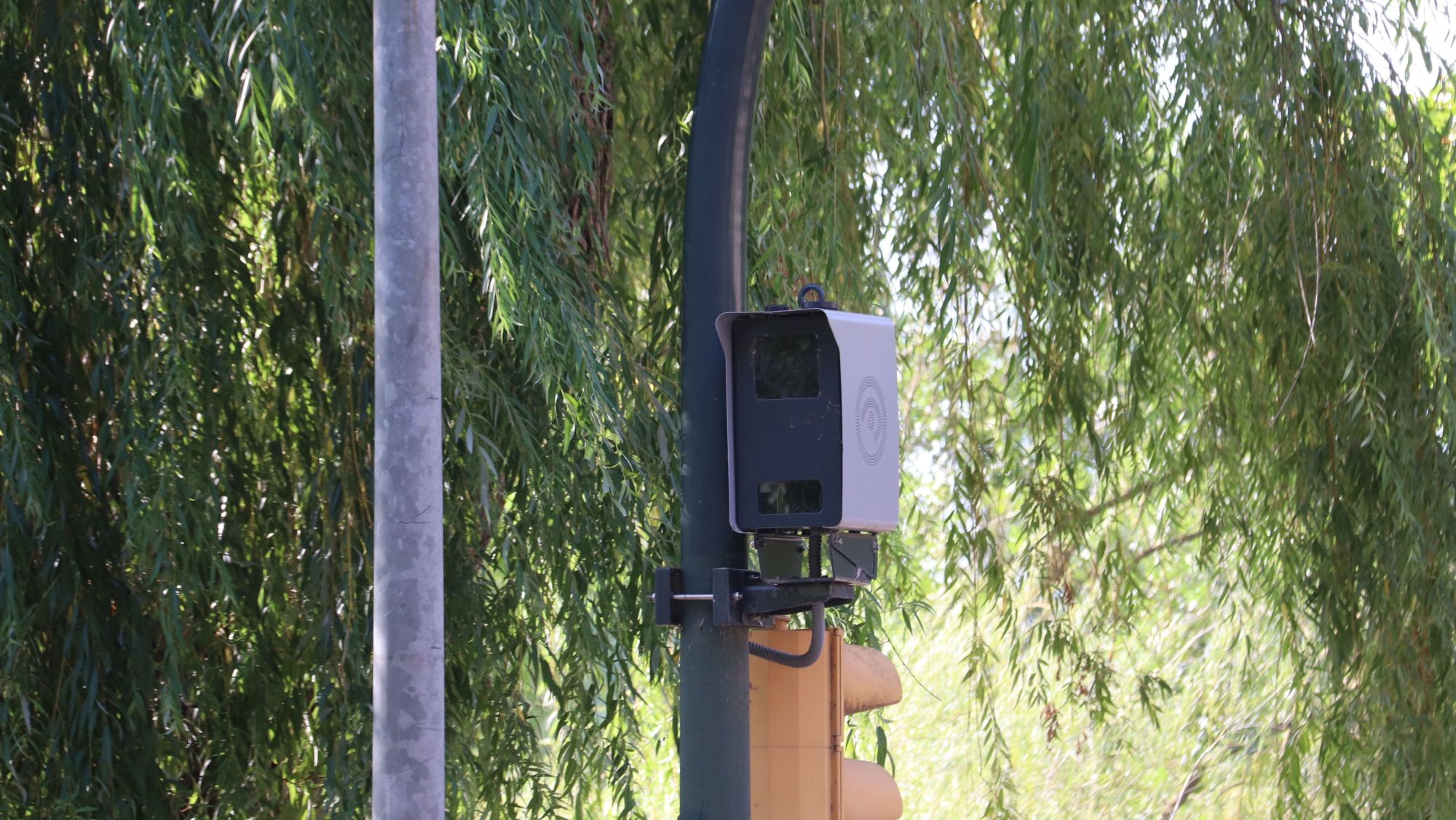 El radar que hi ha al carrer de Pedret de Girona